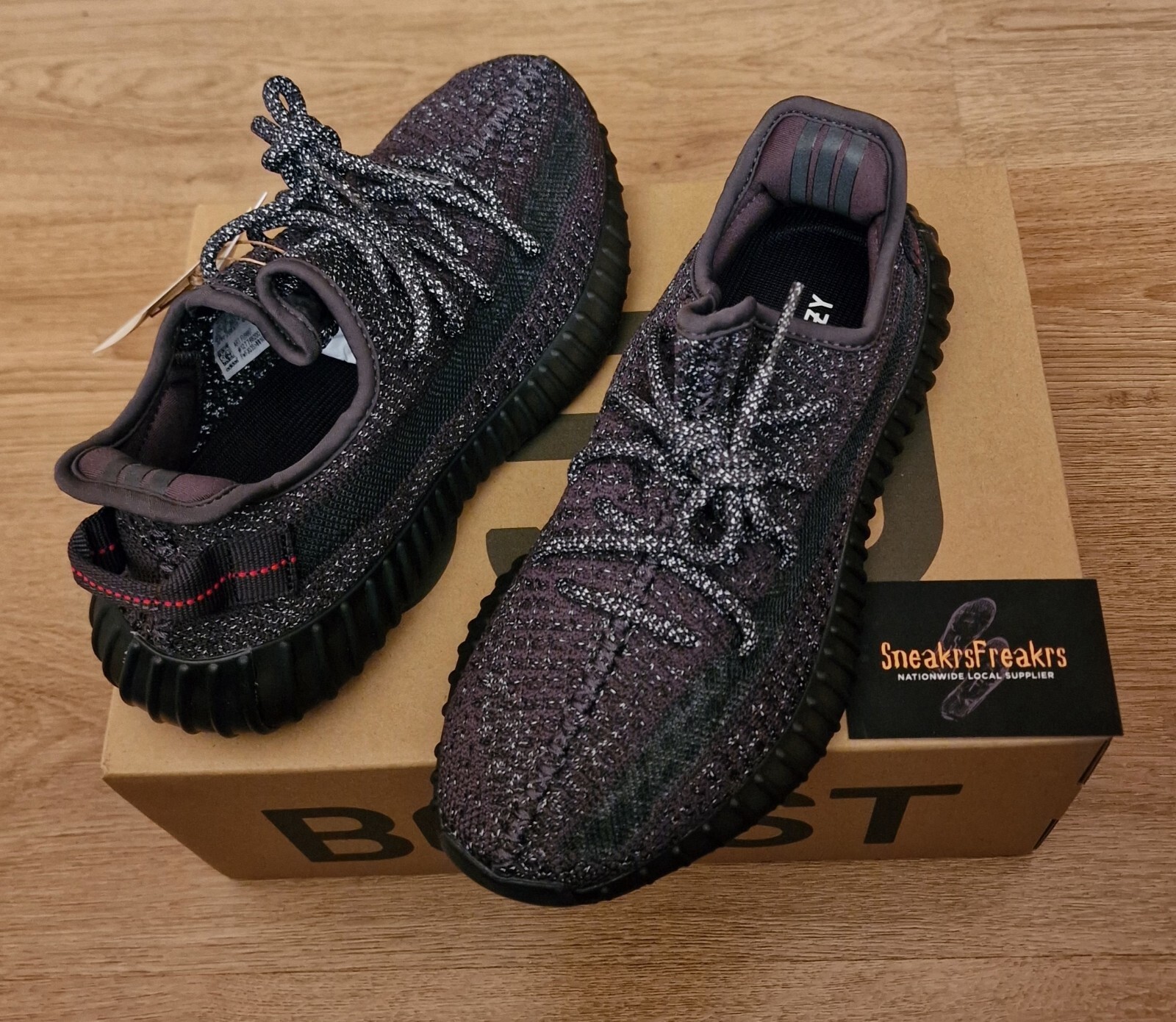 Adidas Yeezy Boost 350 V2 Static Black Reflective UK 6.5 AVAILABLE ✅ FAST P&P🚚 image 4