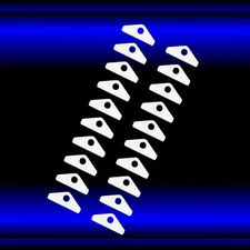 Valve Cover Spreaders for Oldsmobile 330 350 455 Chrome Olds engines Set of 20