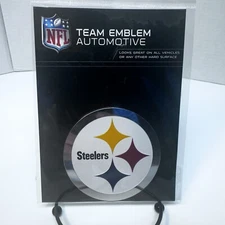 ProMark Pittsburgh Steelers Raised Aluminum Emblem Auto Laptop Locker NEW 3.25”