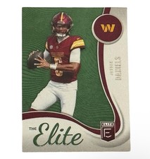 2025 Panini Donruss Elite - The Elite Jayden Daniels #5 Green - Commanders