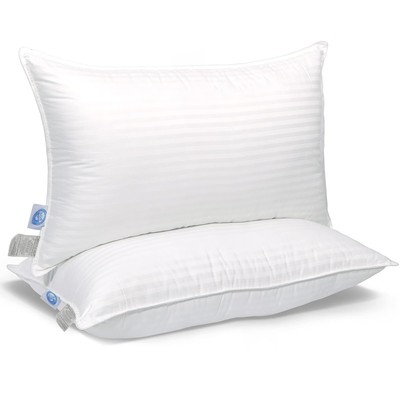 East Coast Bedding Cozy Dream Goose Feather and Down Pillows - RDS Certified,...