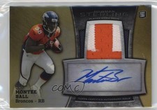 Montee Ball Bowman 2013 Gold Refractor /75 Auto