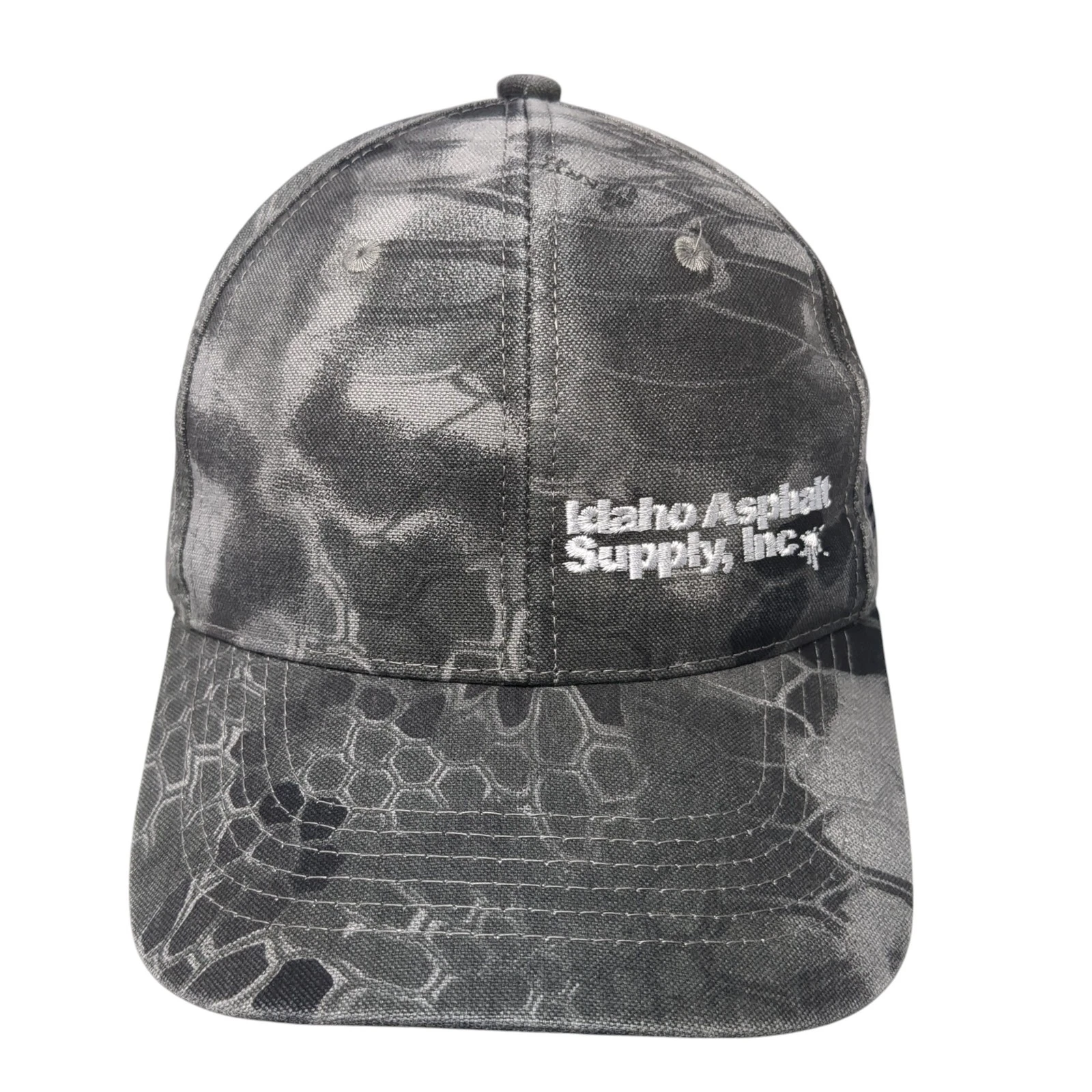 Idaho Asphalt Supply Inc Strapback Hat Multicolor Camo One Size Outdoor Cap