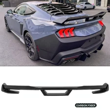 Rear Trunk Wickerbill Spoiler Wing Carbon fiber For Ford Mustang 24 25 DH Style