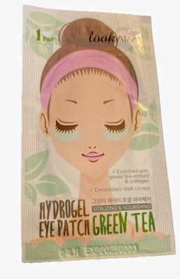 1 Moisturizing HYDROGEL EYE PATCH Under Eye Pads Collagen GREEN TEA
