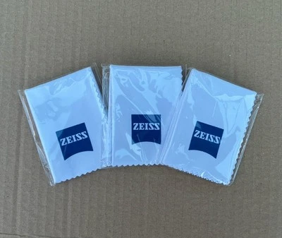 3er Pack Zeiss Objektiv Mikrofaser Reinigungstuch, Brille, Objektiv, Kamera UK VERKÄUFER