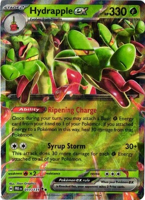Hydrapple ex Holo Double Rare SV: Prismatic Evolutions 011/131 NM