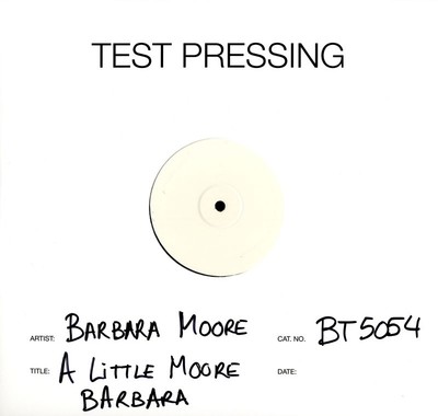 Barbara Moore(Test Pressing Vinyl LP)A Little Moore Barbara-Morgan Blue-M/M