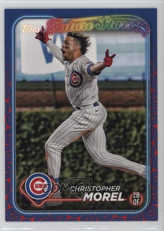 2024 Topps Series 1 Future Stars Team Color Border Christopher Morel #128 14dq