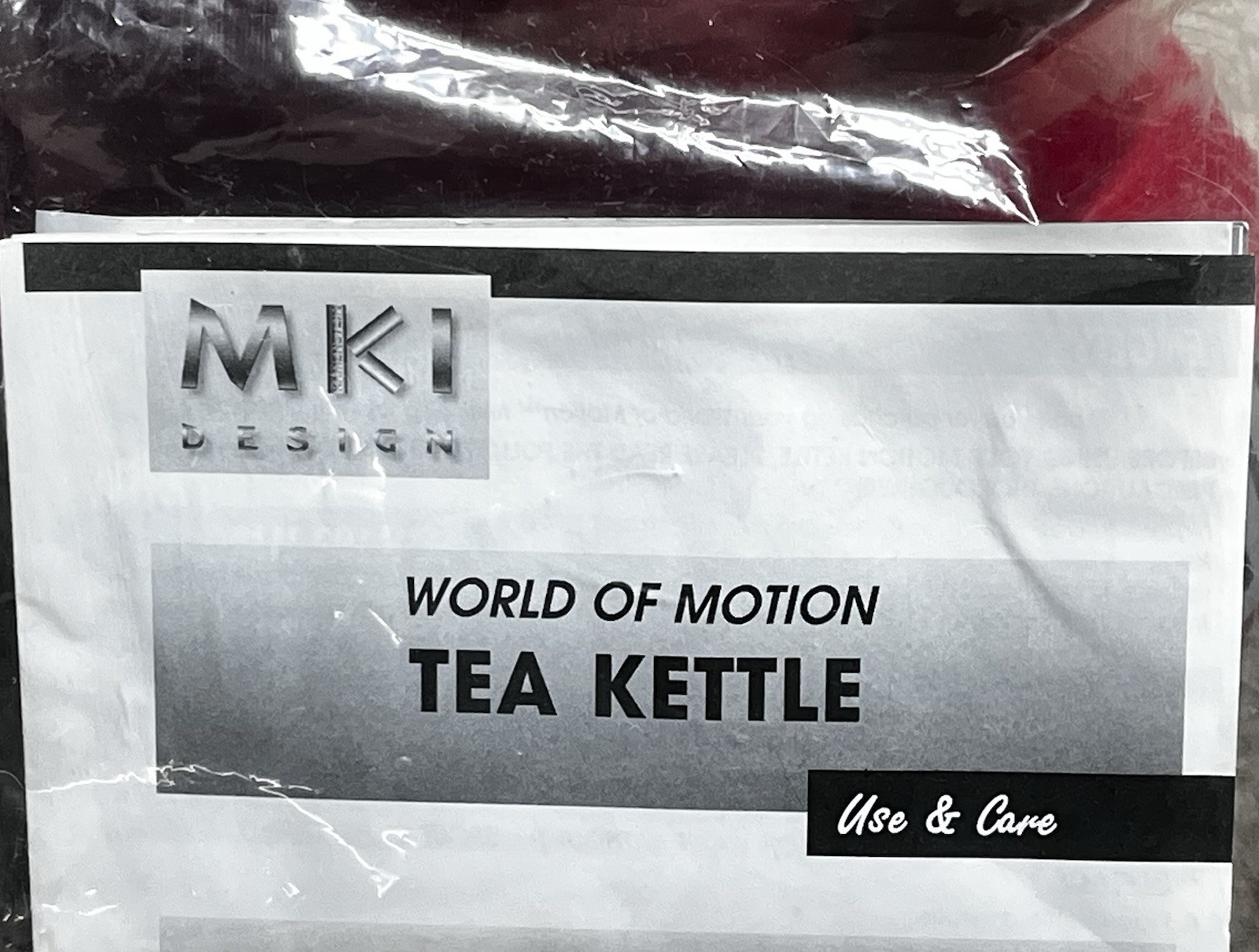MKI Kamenstein Tea Kettle Pot World of Motion Steam Engine Train 613 Red