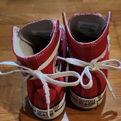 Converse Chuck Taylor All Star High Top Lace Up Sneaker Red/White A08425F