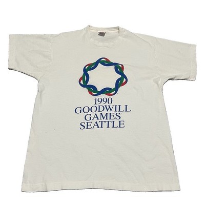 Vintage Goodwill Games Graphic Shirt Seattle 1990 Sz XL Single Stitch READ INFO