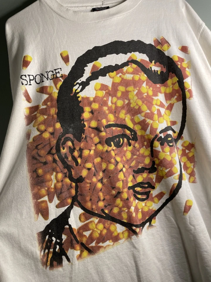 VERY RARE Vintage 1995 Sponge Rotting Piñata Band T Shirt Giant Tag Size XL - Image 3 of 4