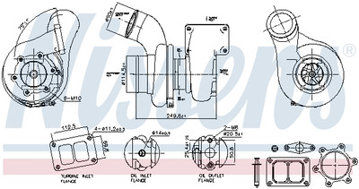 NISSENS 93691 Lader, Aufladung für RENAULT TRUCKS