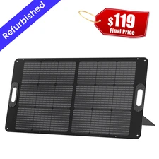 OUPES 100w Solar Panel Solar Generator Portable Foldable Power Station Camping