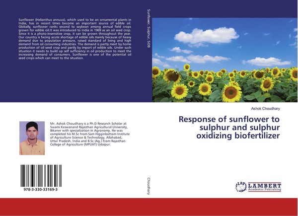 Response Of Sunflower To Sulphur And Sulphur Oxidizing Biofertilizer Ashok Choud-image