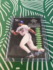 1998 Skybox Dugout Axcess Double Header Game Mike Piazza #13DH - FREE SHIPPING