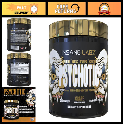 High-Stimulant Pre Workout Powder - Extreme Energy, Focus & Endurance, 35 Servin