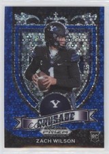 2021 Panini Prizm Draft Picks Crusade Blue Circles Prizm Zach Wilson #168 i2k