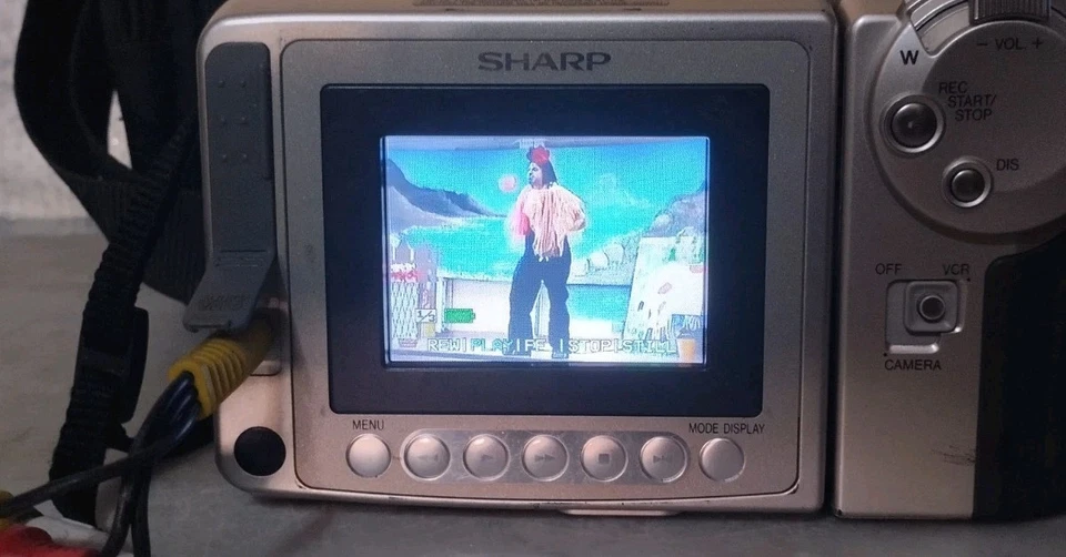 SHARP VL-E680 Caméra Vidéo 8 Avec Accessoires Originaux - Photo 4/4