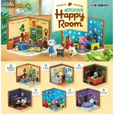 ANIMAL CROSSING HAPPY ROOM (SET OF 6 PIECES) JAPAN NEW (RE-MENT)