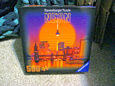 RAVENSBURGER 500 PIECE PUZZLE NEON COLLECTION: BERLIN 2026 *IN HAND*   OUT ALL 3