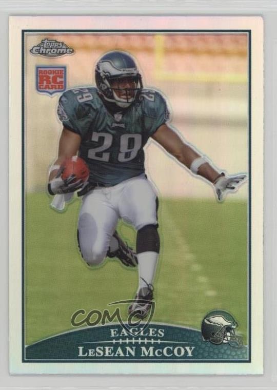 2009 Topps Chrome Refractor LeSean McCoy #TC180 09jb