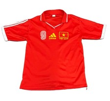 Vintage #9 Vietnam National Football Soccer Team Jersey Home Red