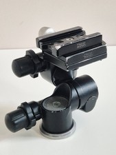 Manfrotto 410 Junior Geared 3‑Way Head – Arca‑Swiss konvertiert (Hejnar Kit)