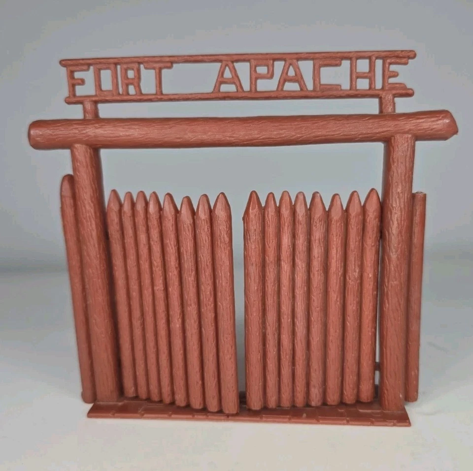 Juego vintage 1964 Marx Fort Apache soldados de caballería e indios RARO Foto 2 de 4