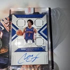 2021-22 Panini Chronicles Cade Cunningham Rookie Cornerstones /99 RC Patch Auto