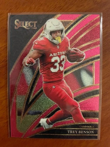 TREY BENSON - 2025 Panini Select Football Club Level Pink Glitter #224 #d 05/15