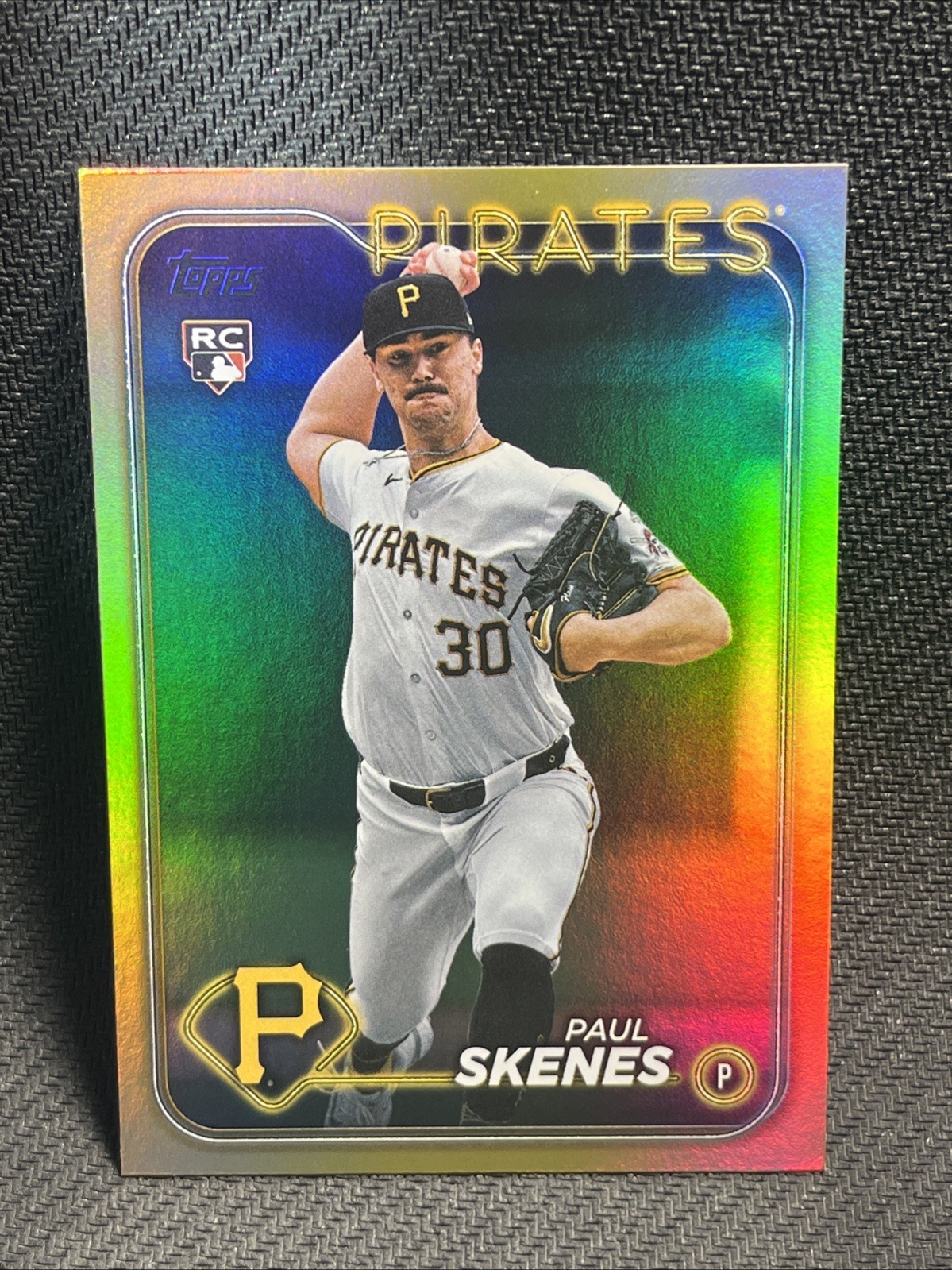 2024 Topps Update PAUL SKENES Rookie Gold Foil US100 PITTSBURGH PIRATES