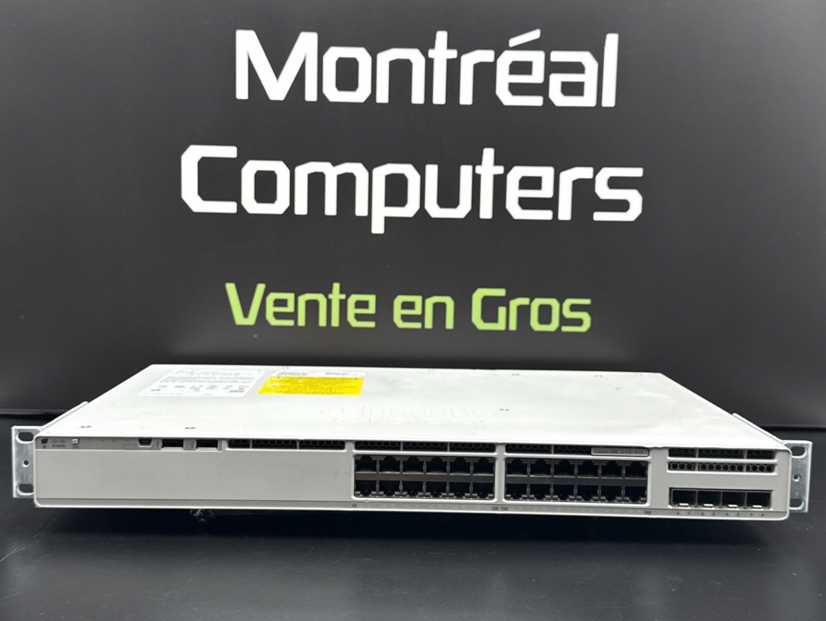 CISCO C9200L-24P-4G-E 48x RJ-45 Gigabit 4x SFP Network Switch /w 1x PSU