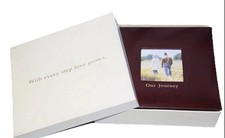 'With every step love grows Our Journey 4  x 6  Photo Album Wedding/Honeymoon NIB