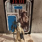 Vintage Logray Star Wars VI:Return of the Jedi Figure 1983 w/ Staff & Backing — photo 1