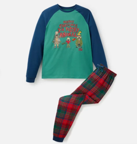 Disney Home Alone Pyjamas Christmas Plaid McCallister Adult Official Small BNIP