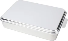 NESCO Aluminum Cake Pan with Classic Lid 1 Count (Pack of 1), 