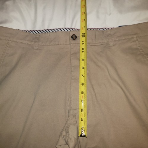 New* Tackle & Tides Men's Beige Khaki Tan Pants Size 40 X 32 Double Button - Picture 7 of 9