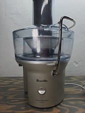 Breville Juice Fountain Compact BJE200XL Silver Juice Extractor Tested Working