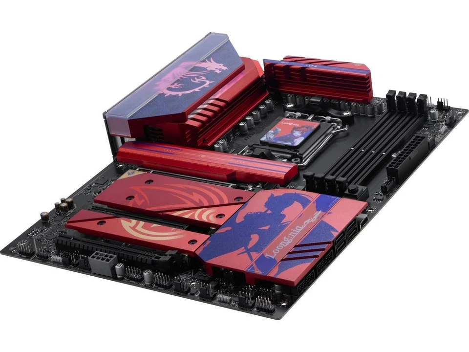 微星 B850 MLG 版本 AM5 AMD B850 ATX B850 SATA 6Gb/s 5G 网络 Wi-Fi7 DDR5 Mot — 第 3/4 张图片