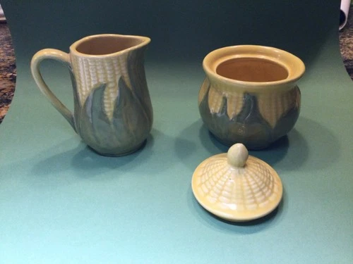 Shawnee King Corn Creamer and Sugar nos. 70 & 78