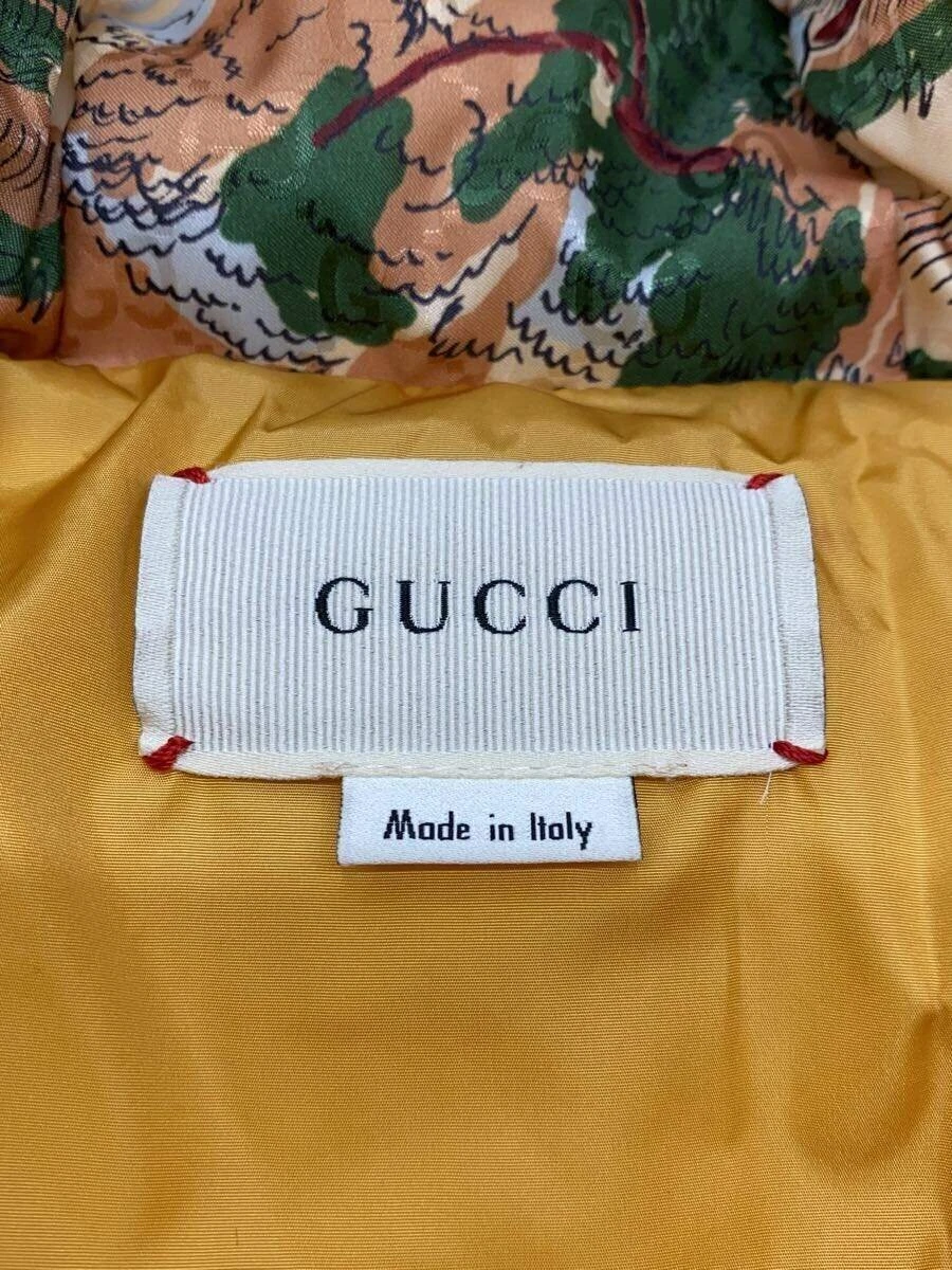 Piumino lungo donna Gucci taglia 10 poliestere modello all over #EF AAA