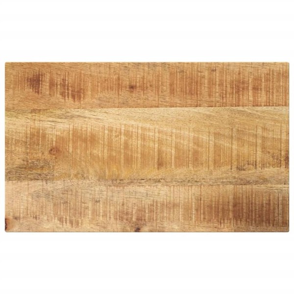 Tischplatte 50X40X3,8 Cm Rechteckig Raues Massivholz Mango-image