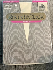 Round the Clock Control Top Ultra Sheer Pantyhose Ivory Size B Sandaltoe
