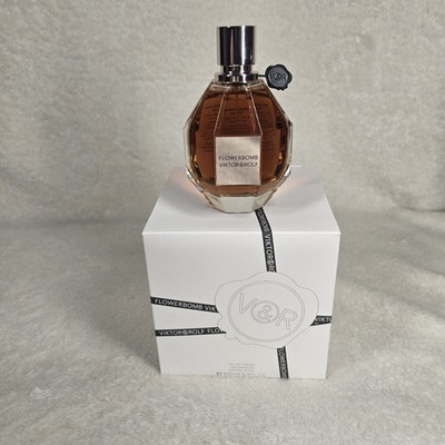 Viktor & Rolf Flowerbomb 100ml 3.4 Oz Eau de Parfum Spray Women New White TSTR