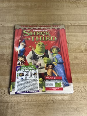 Shrek The Third 2007 DVD Dreamworks Widescreen Target Exclusive With CD Sealed