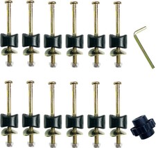 12 PCS Long Trampoline Screws and Bolts, Trampoline Bolts and Nuts, Trampoline E