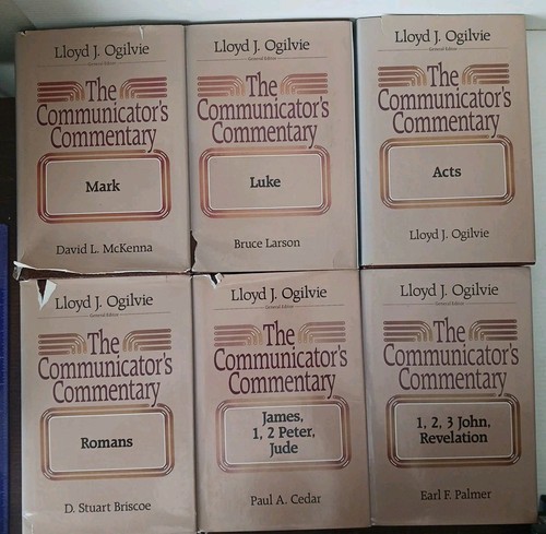 Lot 6 The Communicator's Commentary Vol 2, 3, 5, 6, 11, 12 Lloyd J. Ogilvie - Picture 1 of 4