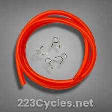 *3 FT*   3/16" (5mm) Red Translucent Vent/Fuel Line